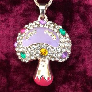 Betsy Johnson Mushroom Necklace